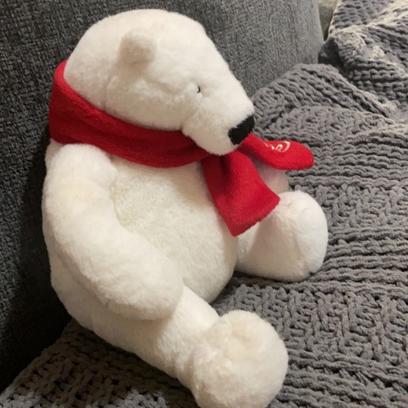Coca Cola Polar Bear Stuffed Toy - Picture 7 of 9